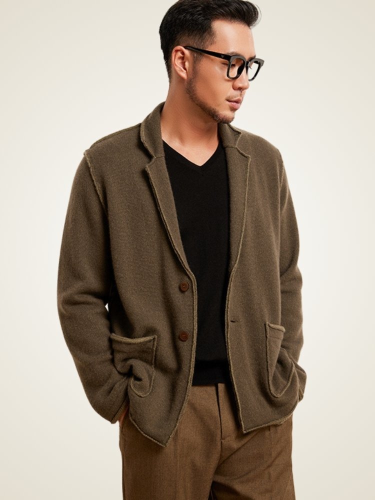 Ilias - Blazer Cashmere Cardigan