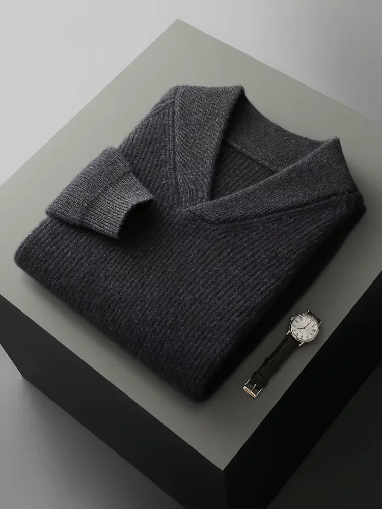 Edward - Shawl Collar Cashmere Sweater