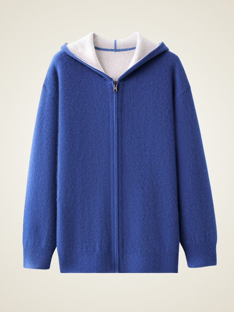 Nesta - Cashmere Zipped Cardigan