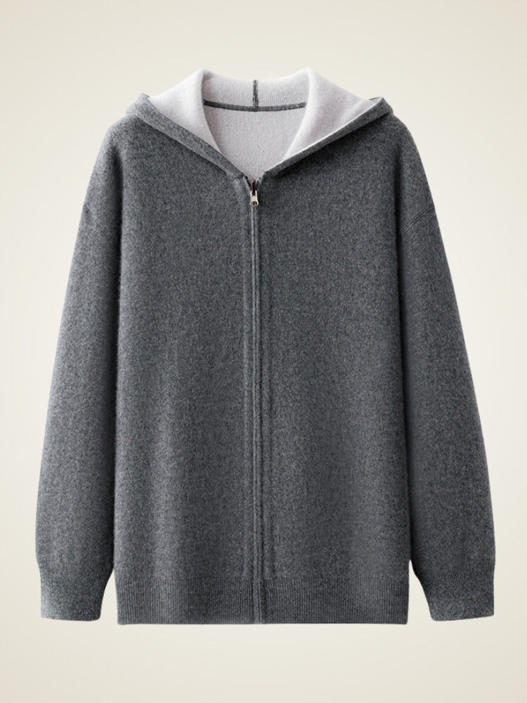 Nesta - Cashmere Zipped Cardigan