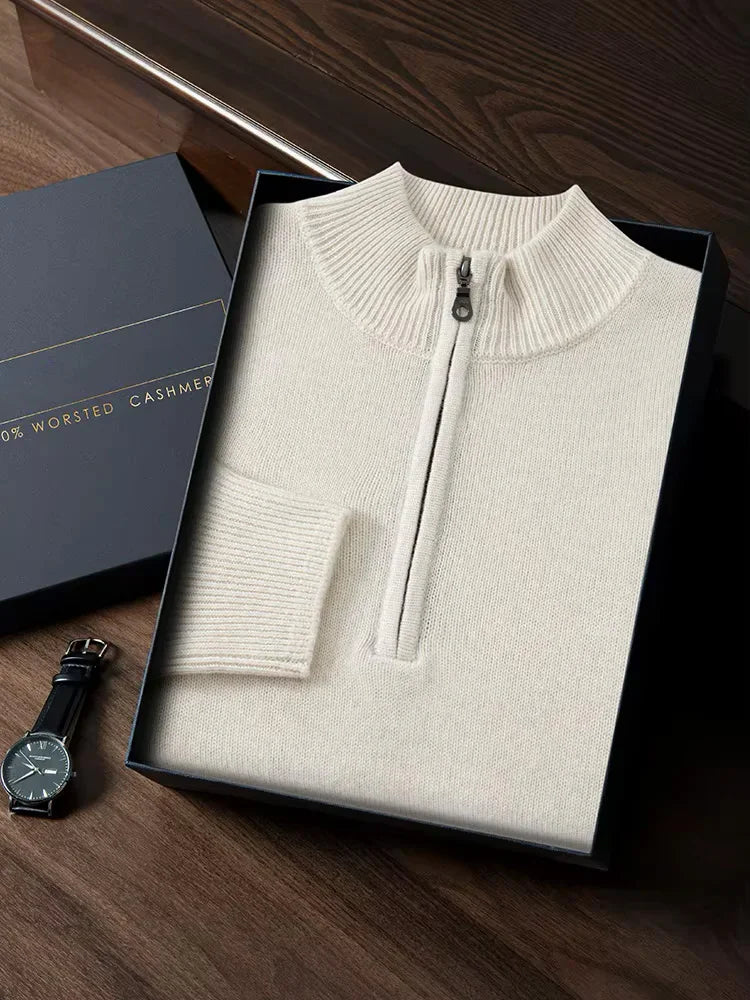 Benjamin - Half Zip Cashmere Sweater