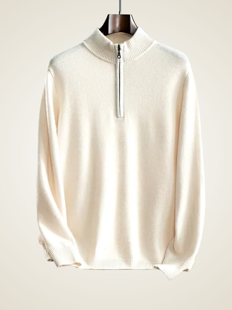 Benjamin - Half Zip Cashmere Sweater