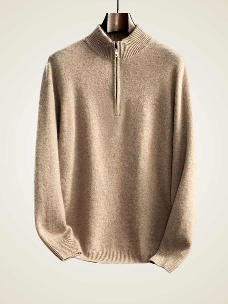 Benjamin - Half Zip Cashmere Sweater