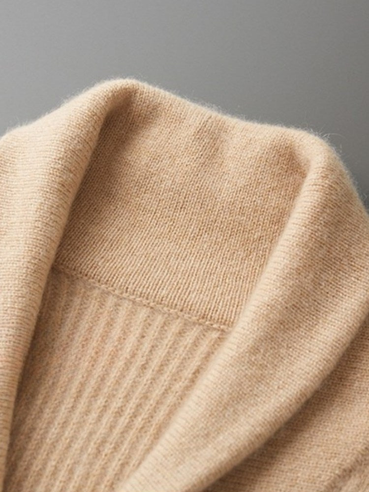 Elio - Shawl Collar Cashmere Cardigan