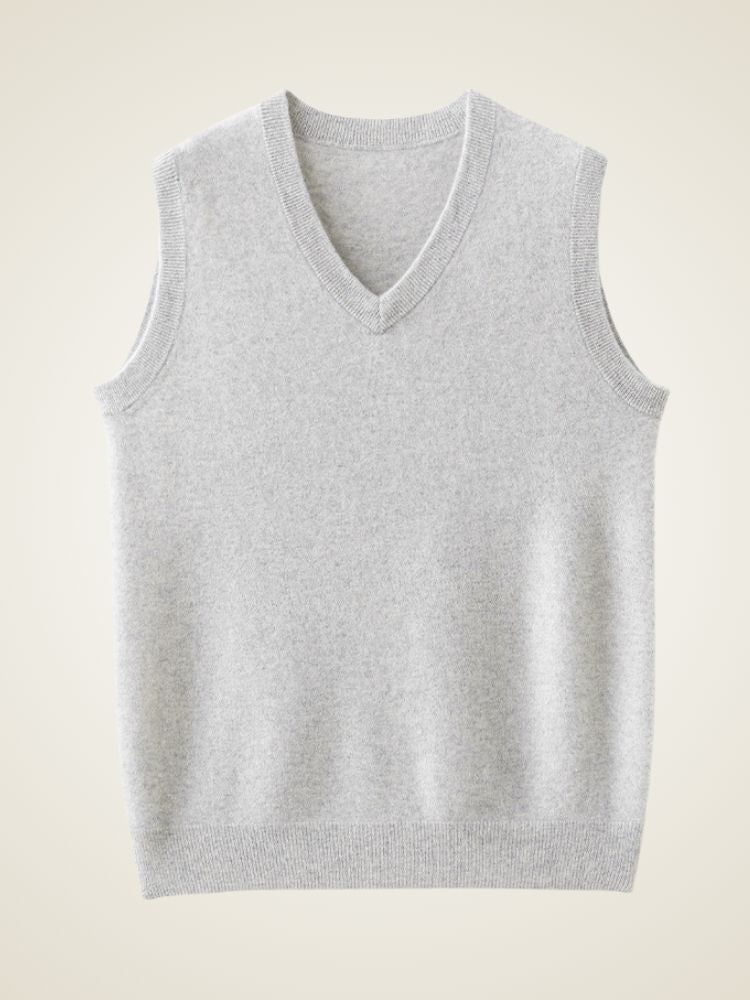 Milan - V-Neck Cashmere Vest