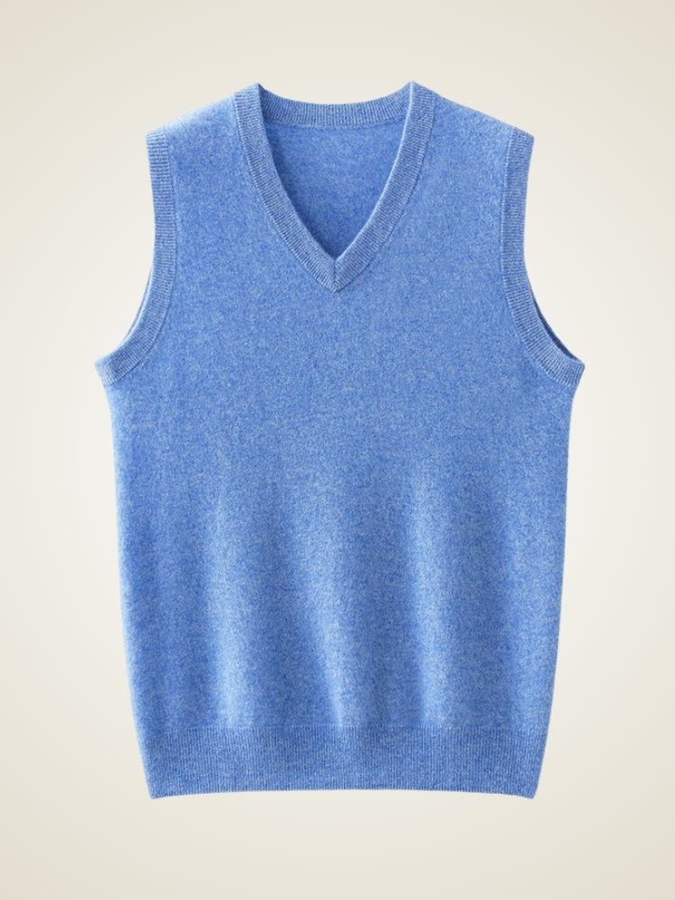Milan - V-Neck Cashmere Vest