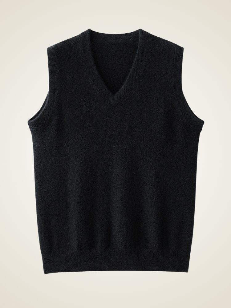 Milan - V-Neck Cashmere Vest