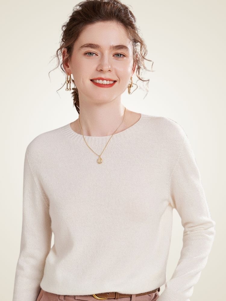 Mia - Crewneck Cashmere Sweater