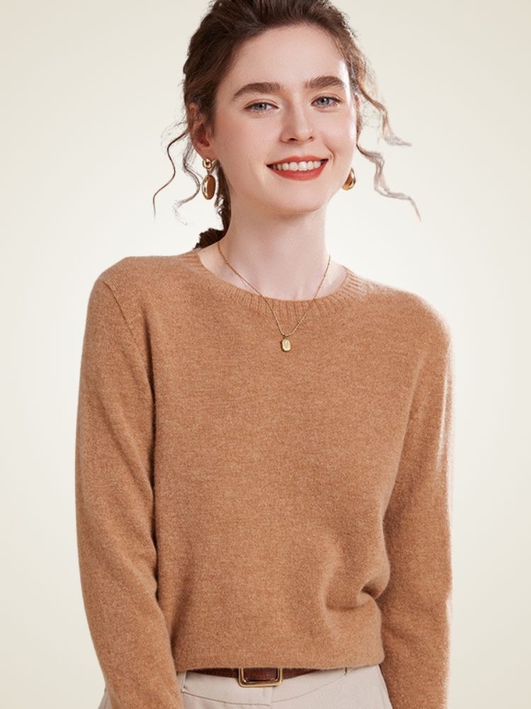 Mia - Crewneck Cashmere Sweater