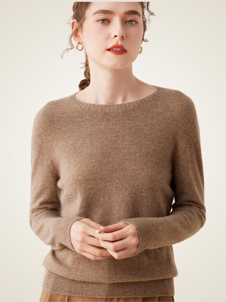 Mia - Crewneck Cashmere Sweater