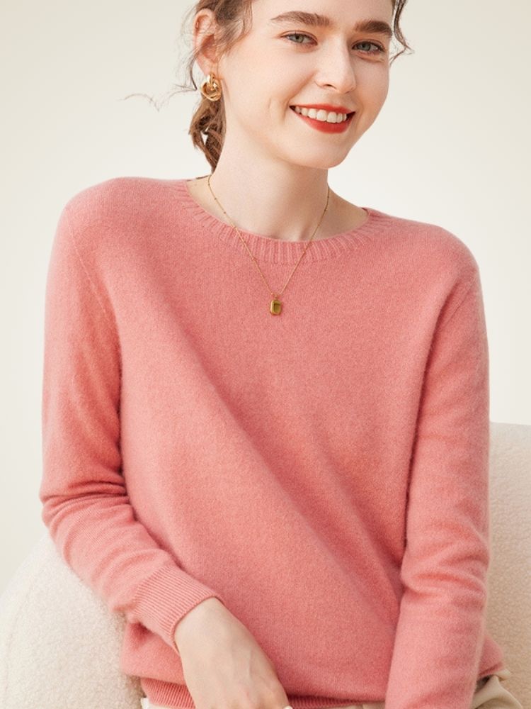 Mia - Crewneck Cashmere Sweater