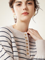 Saelis - Striped Cashmere Sweater