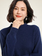 Odalisse - Mock Neck Cashmere Sweater