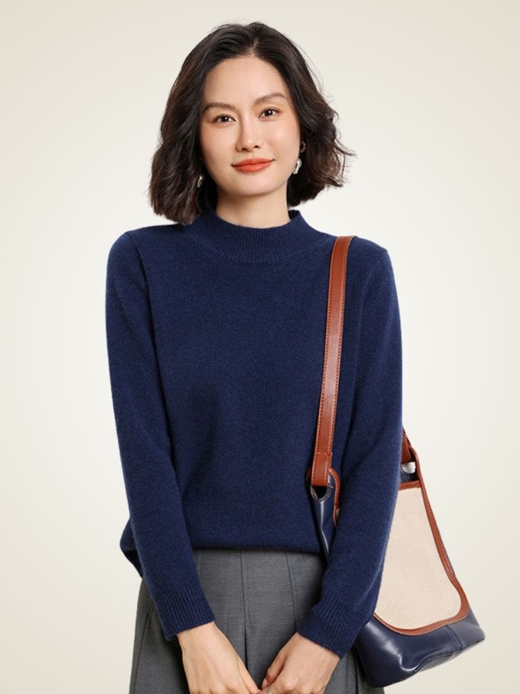 Odalisse - Mock Neck Cashmere Sweater