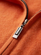 Caleb - Zip Up Cashmere Cardigan