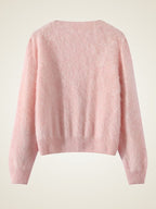 Mahalia - Cloud Button V-neck Cardigan