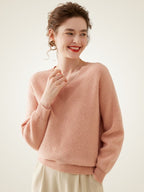 Roselith - Classic V-Neck Cashmere Pullover