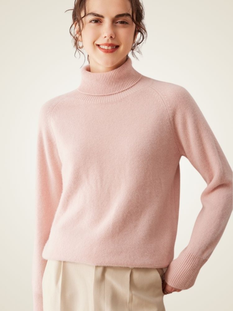 Perla -  High Turtleneck Cashmere Sweater