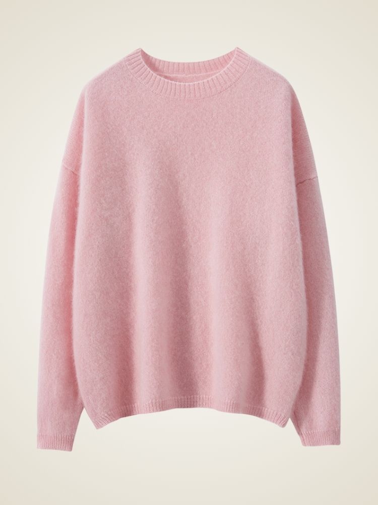 Zeliana - Classic Cashmere Crewneck Sweater