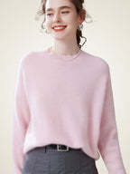 Zeliana - Classic Cashmere Crewneck Sweater