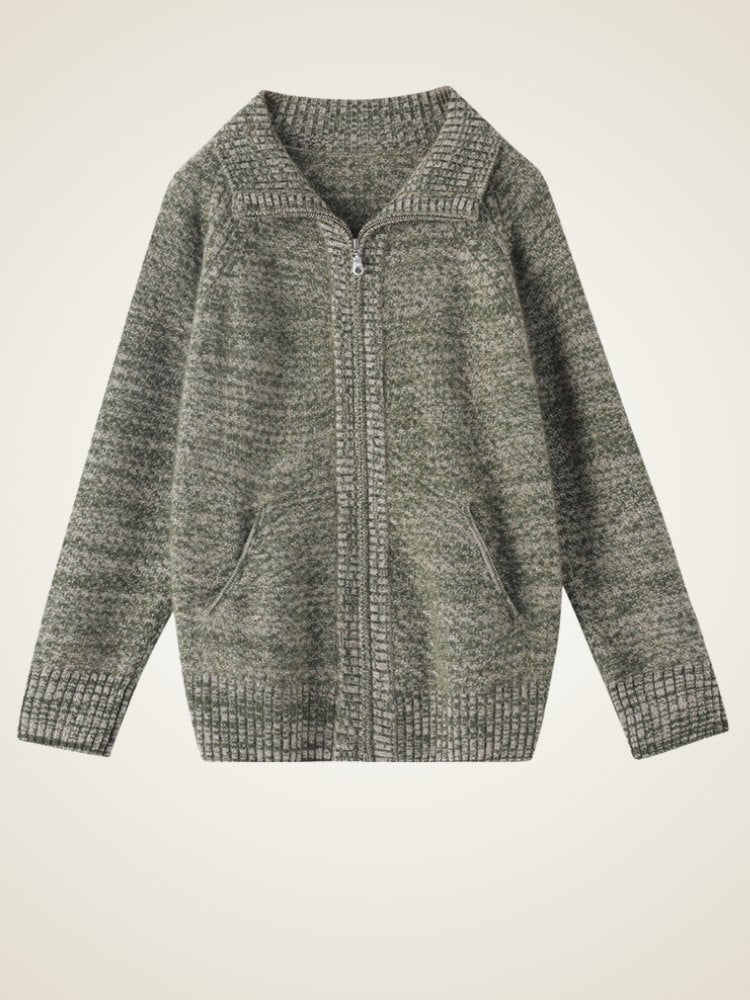Isalith - Zip-up Cashmere Cardigan