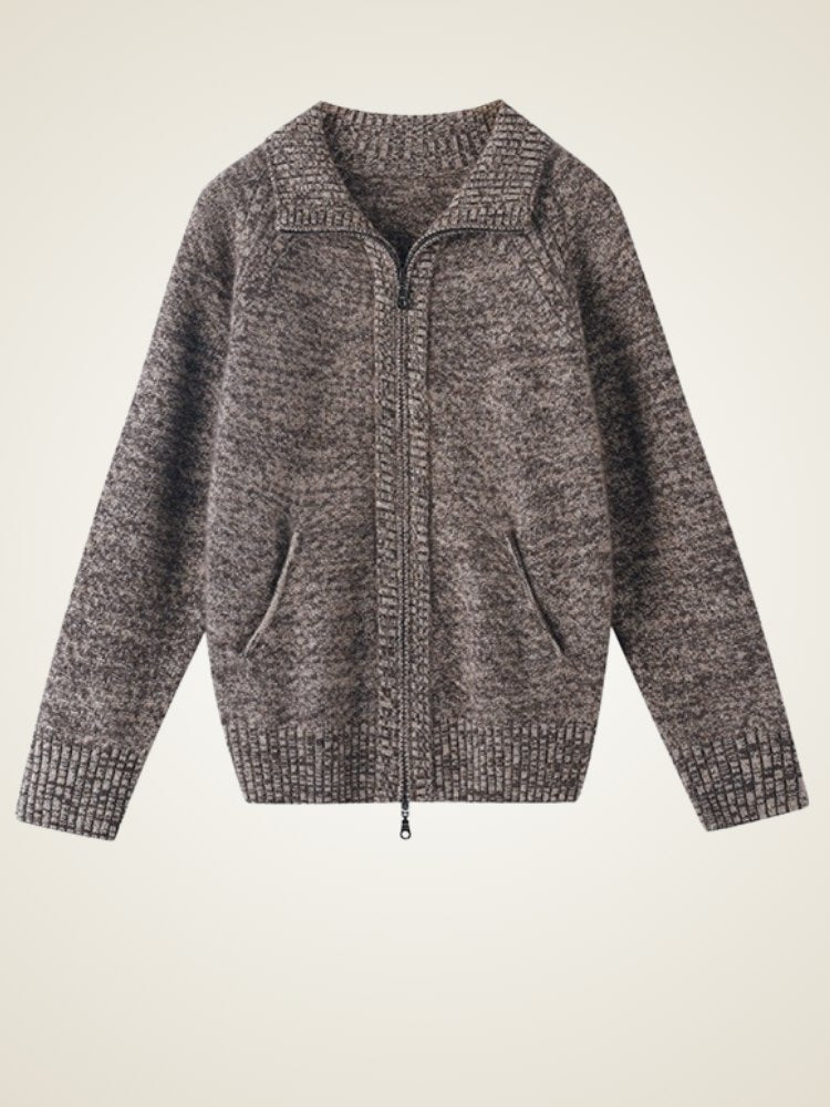 Isalith - Zip-up Cashmere Cardigan