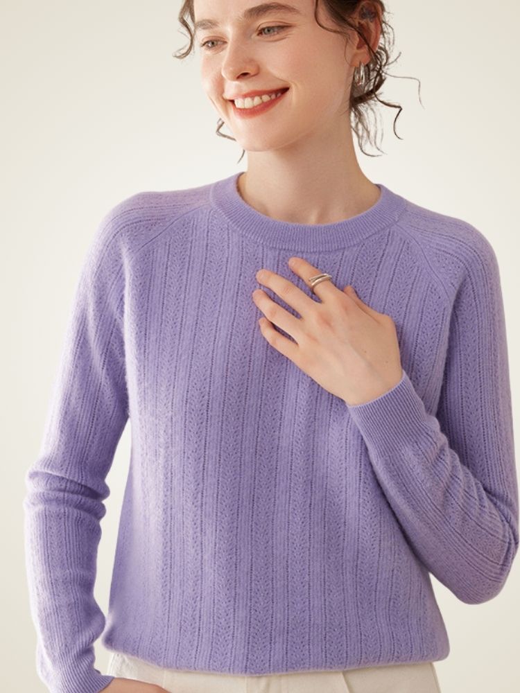 Larie - Ribbed Cashmere Sweater