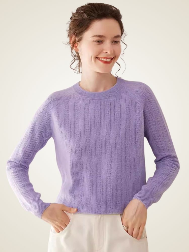 Larie - Ribbed Cashmere Sweater