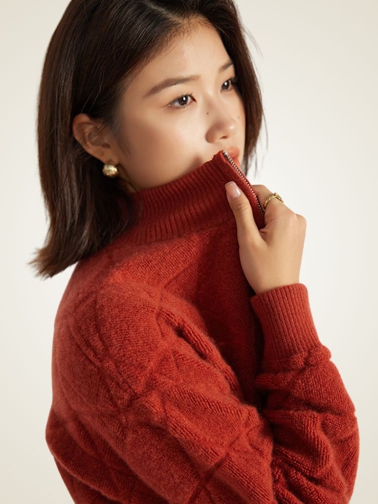 Nya -  Zip-Up Cashmere Jacket