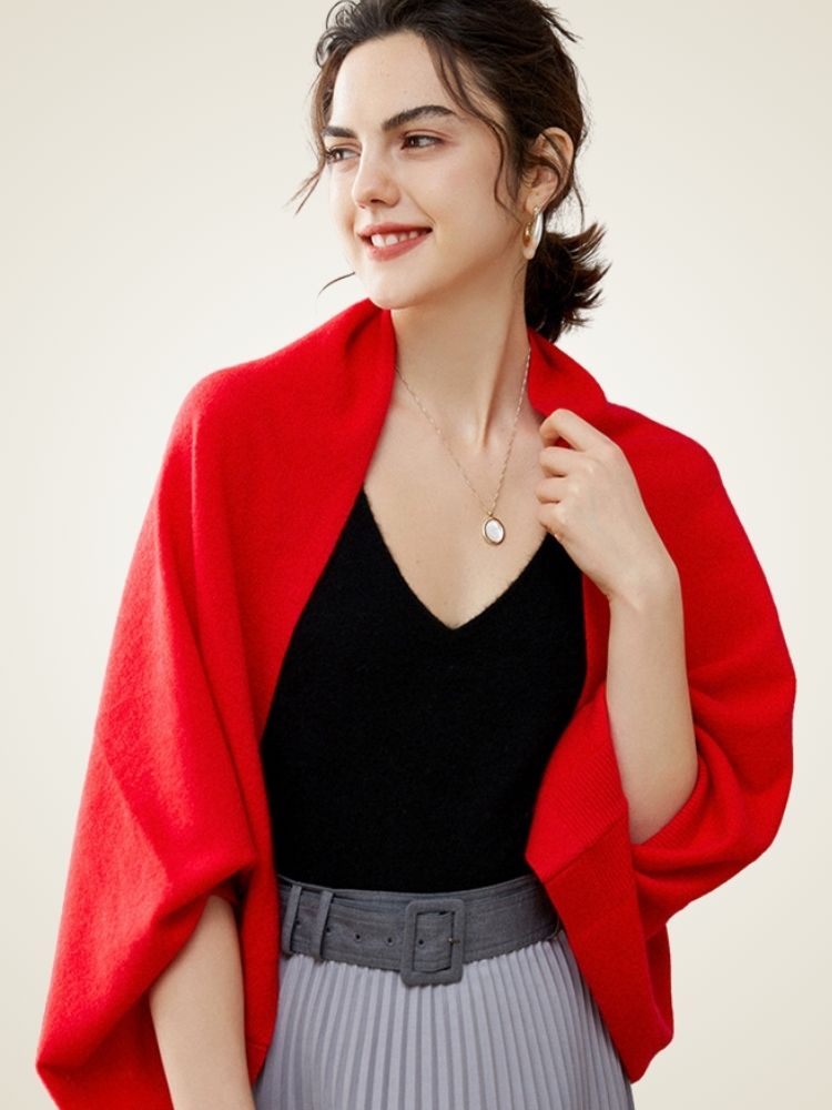 Alara - Cashmere Shawl Cardigan