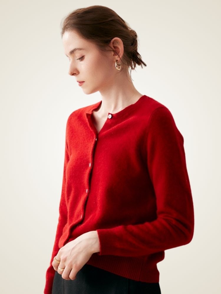Lyn - Pure Cashmere Cardigan