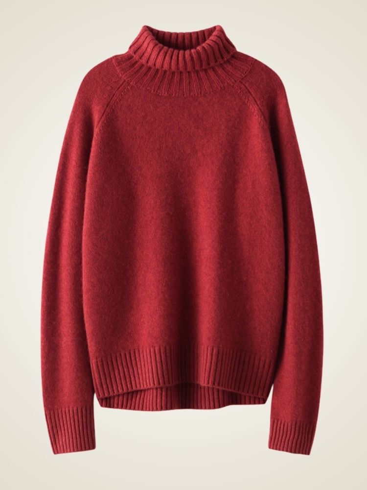 Melina - Ribbed Cashmere Turtleneck