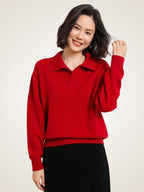 Indessa - Collared Cashmere Pullover
