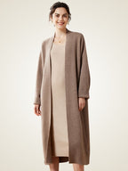 Alix - Open-Front Cashmere Coat