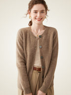 Clotilde - Brushed Cashmere Cardigan