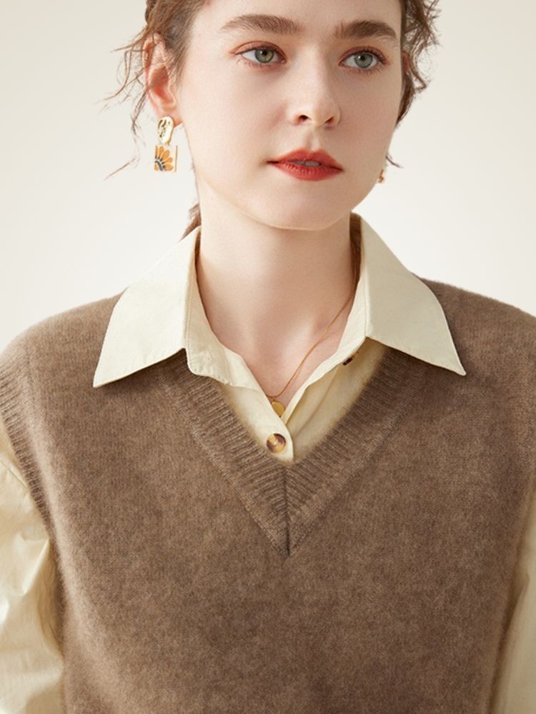 Lorene - Classic Cashmere Vest