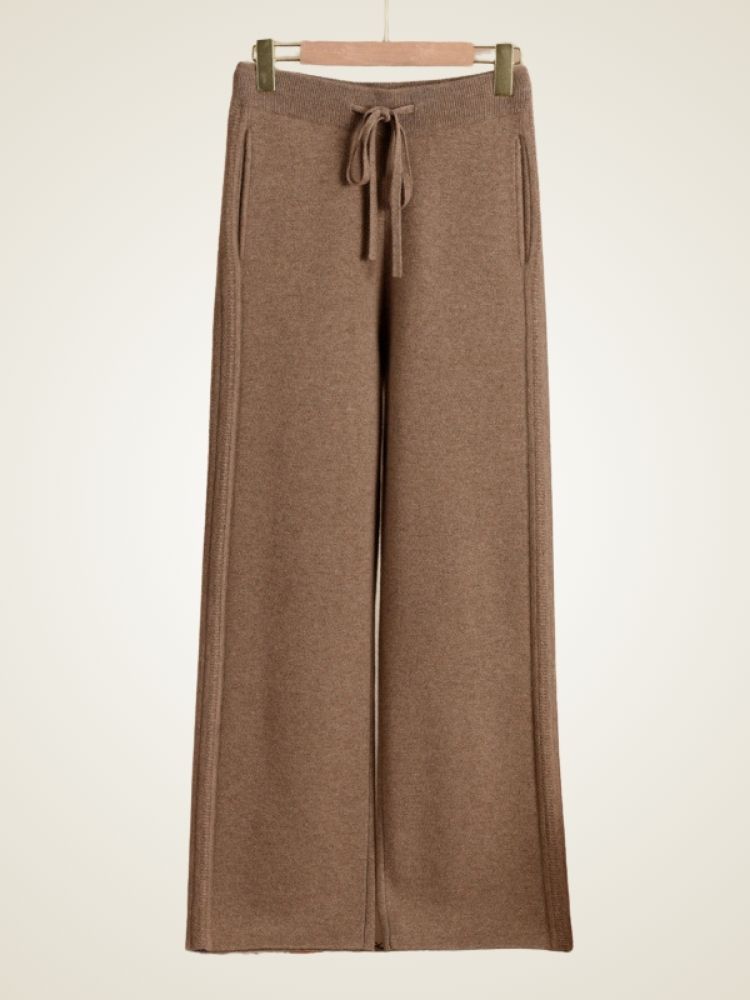 Viana - Wide-Leg Cashmere Pants