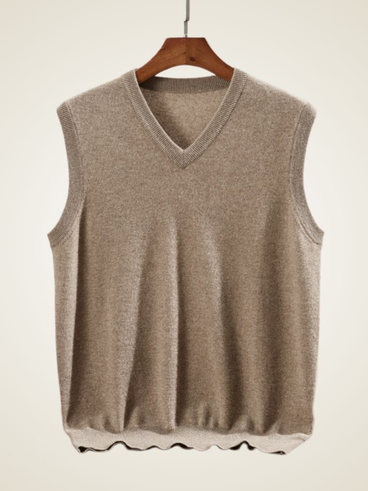Monte - V-Neck Cashmere Vest