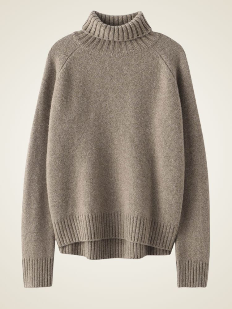 Melina - Ribbed Cashmere Turtleneck