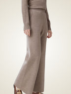 Arley - Wide-Leg Cashmere Pants
