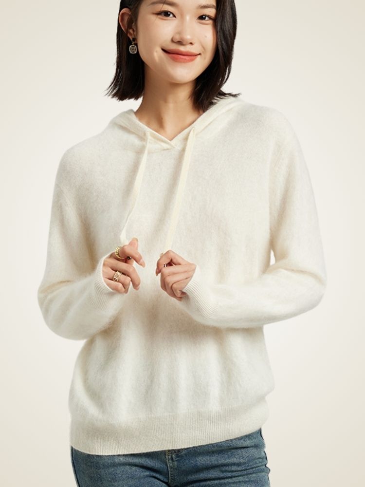 Senia - Brushed Cashmere Hoodie