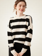 Olaria - Striped Cashmere Crewneck
