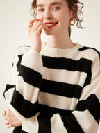 Olaria - Striped Cashmere Crewneck