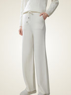 Alandra - Chevron Cashmere Pants