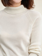 Keeley - Ribbed Cashmere Turtleneck