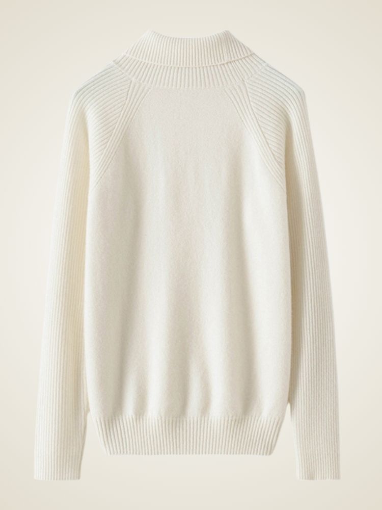 Keeley - Ribbed Cashmere Turtleneck