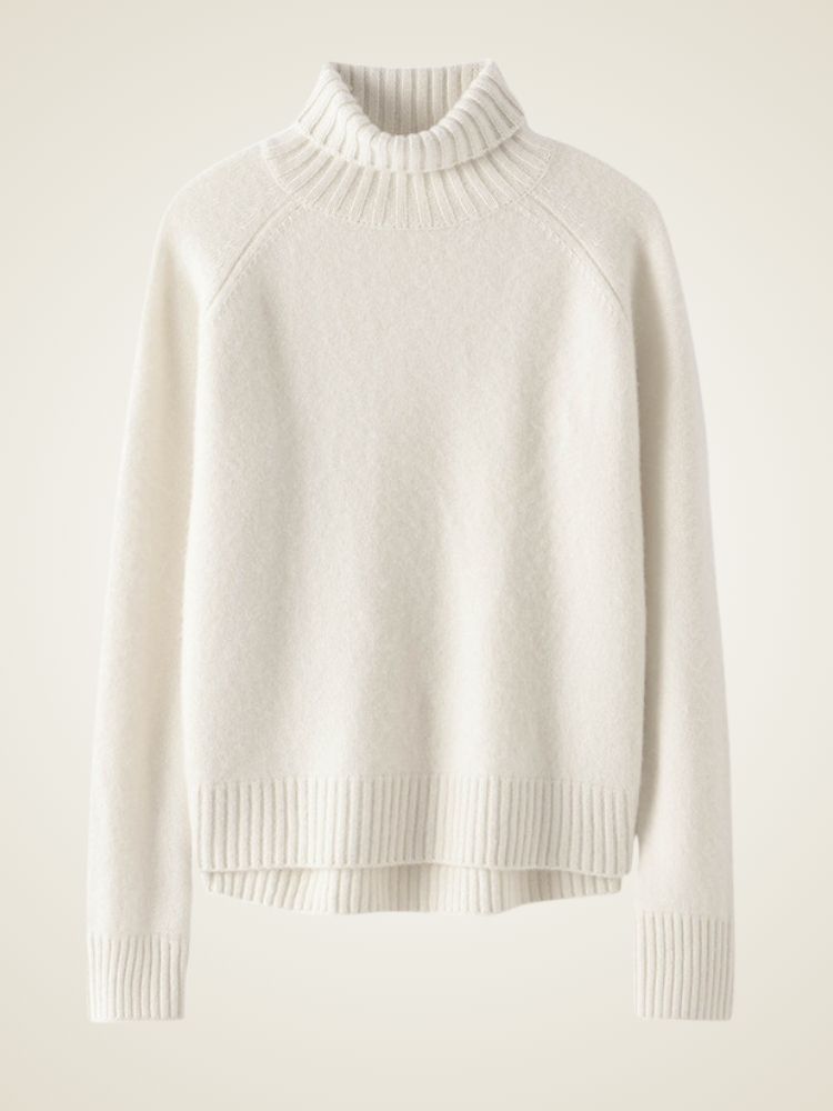 Melina - Ribbed Cashmere Turtleneck