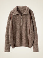 Kate - Half Zip Cashmere Sweater