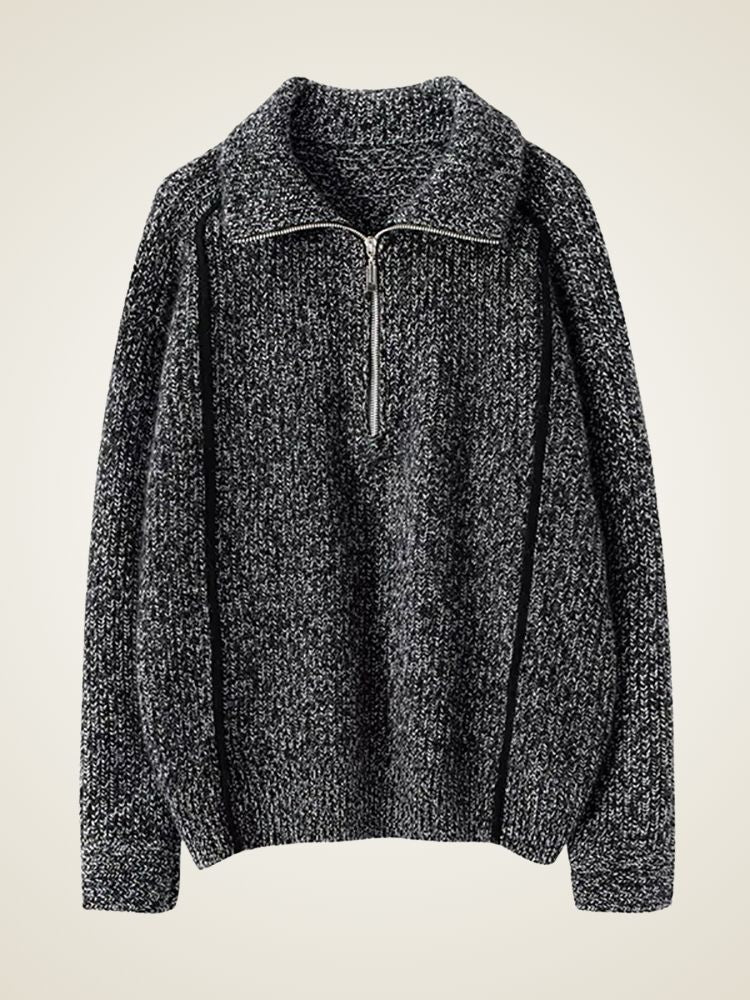 Kate - Half Zip Cashmere Sweater