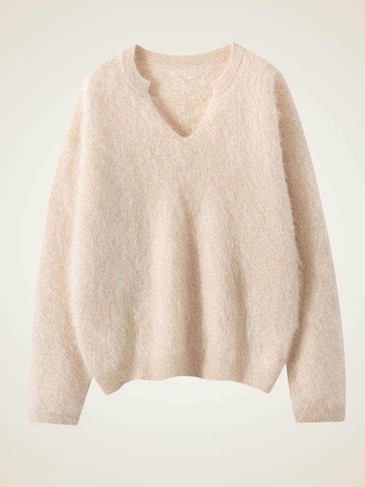 Cerella - V-Neck Cashmere Jumper